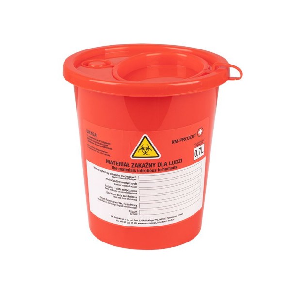 Posoda za medicinske odpadke 0,7l