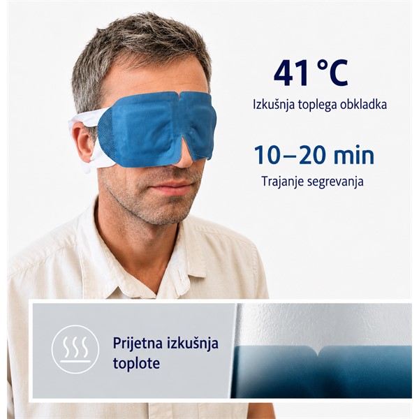 Parna ogrevalna maska za oči