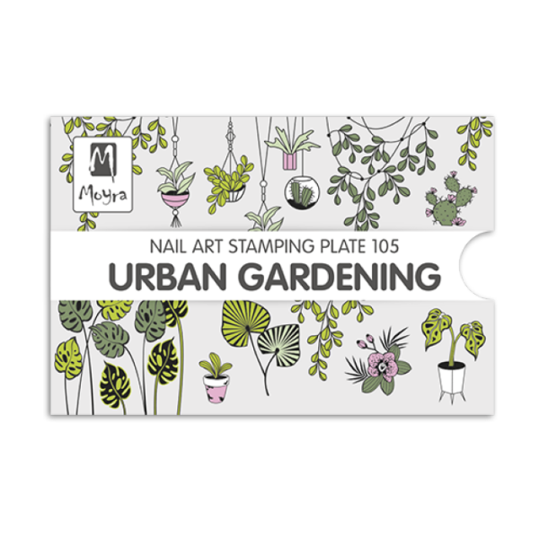 Moyra Stamping Plate URBAN GARDENING Nr.105