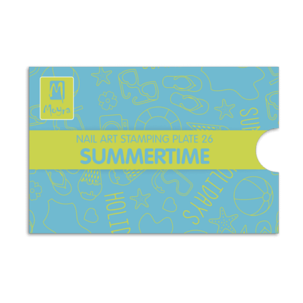 Moyra Stempelplatte SUMMERTIME Nr.26