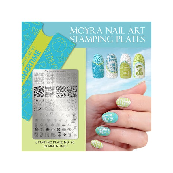 Moyra Stempelplatte SUMMERTIME Nr.26