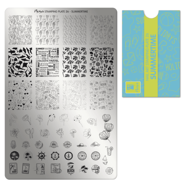 Moyra Stempelplatte SUMMERTIME Nr.26