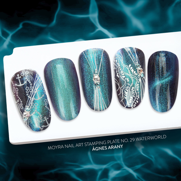 Moyra Stempelplatte WATERWORLD Nr.29