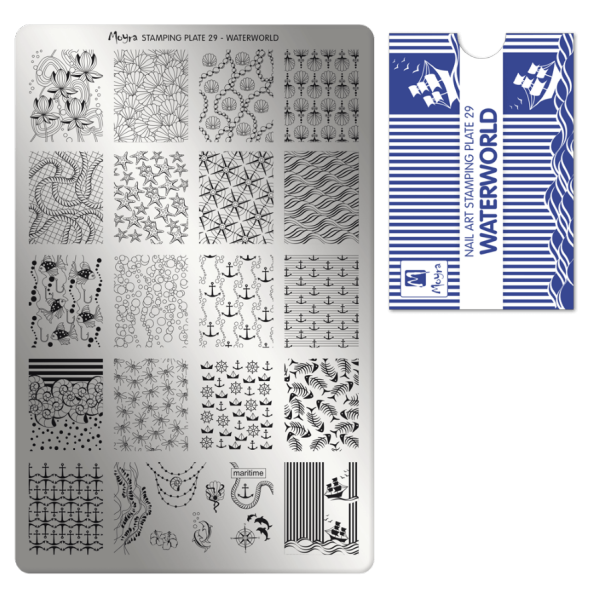 Moyra Stempelplatte WATERWORLD Nr.29