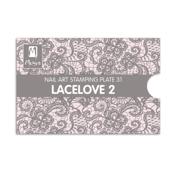 Moyra Stempelplatte LACELOVE 2 Nr.31