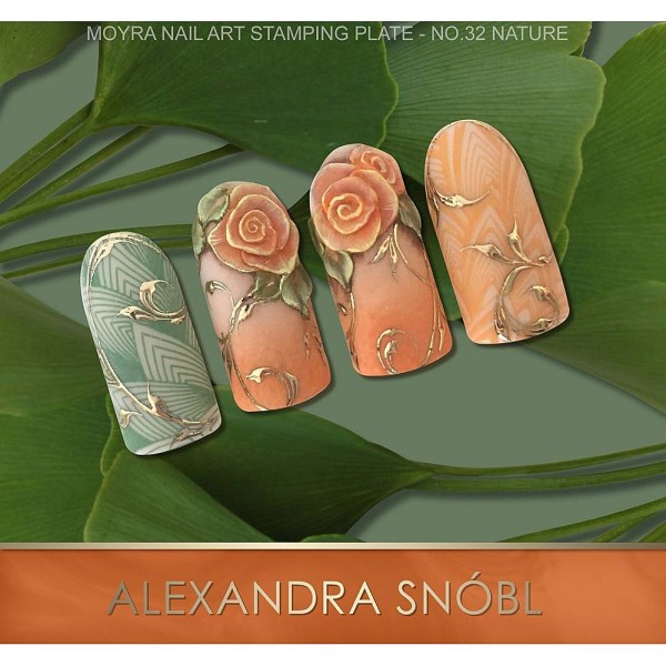 Moyra Stamping Plate NATURE Nr.32