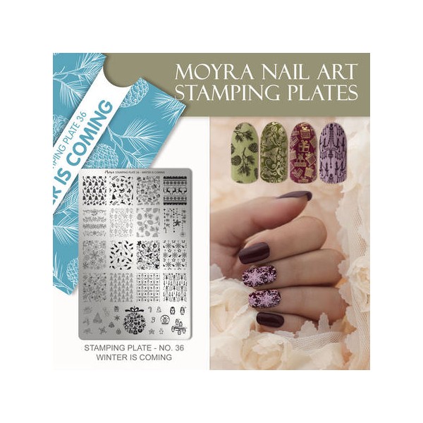 Moyra Stamping Plate WINTER IS COMING Nr.36