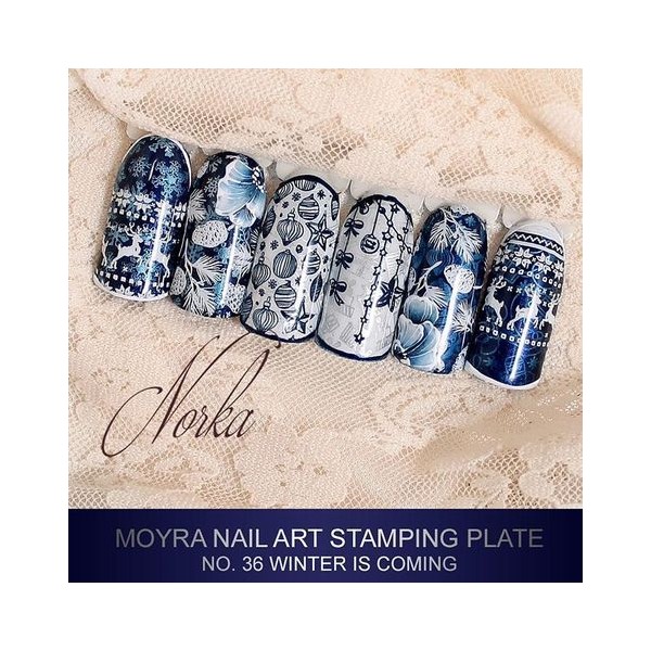 Moyra Stamping Plate WINTER IS COMING Nr.36