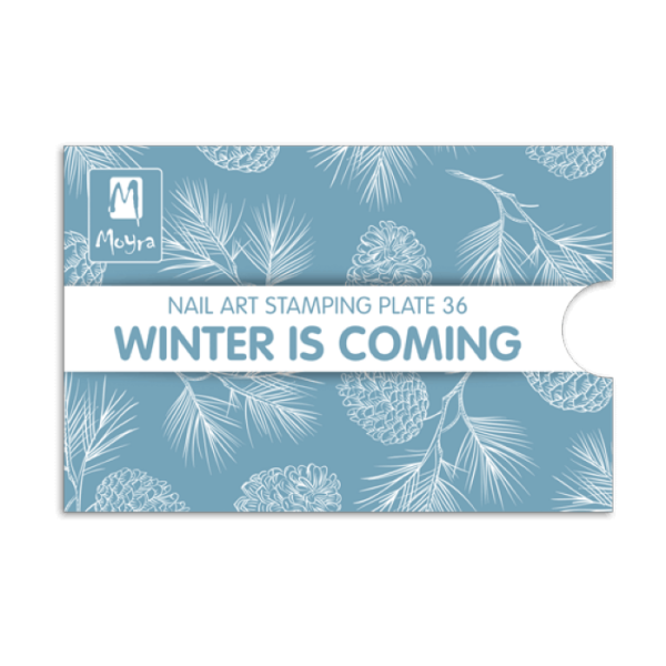 Moyra Stamping Plate WINTER IS COMING Nr.36