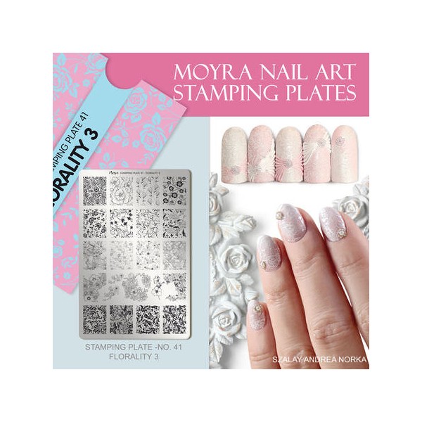 Moyra Stamping Plate FLORALITY 3 Nr.41
