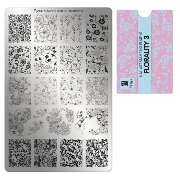 Moyra Stamping Plate FLORALITY 3 Nr.41