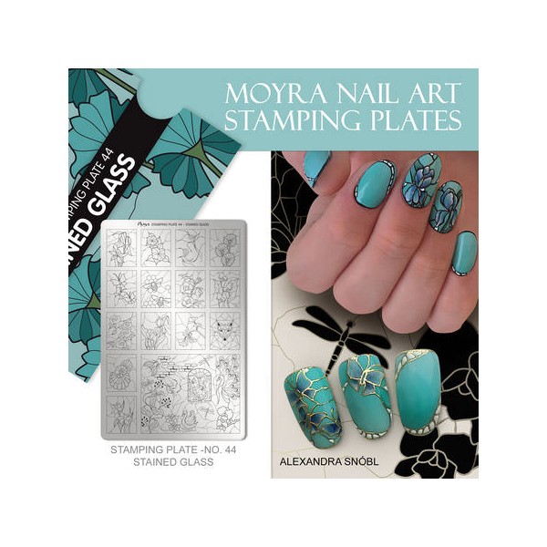 Moyra Ploščica GLASMALEREI Nr.44