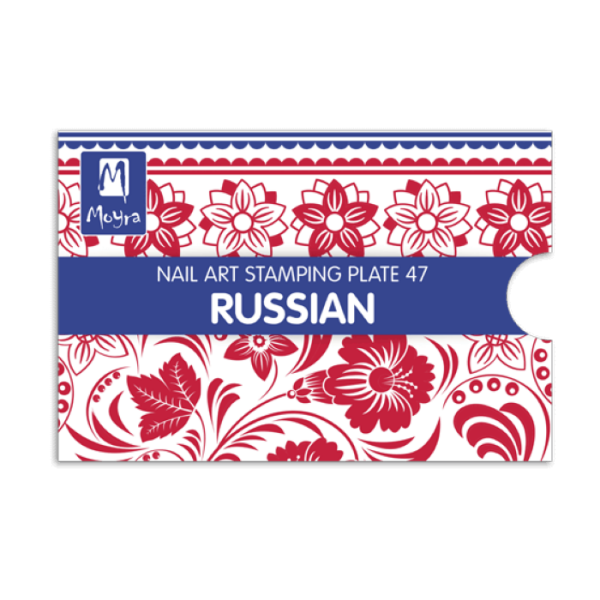 Moyra Stamping-Platte RUSSIAN Nr.47