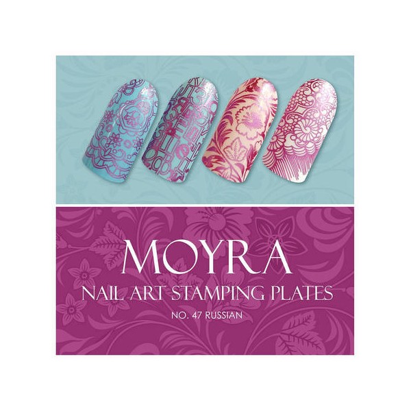 Moyra Stamping-Platte RUSSIAN Nr.47