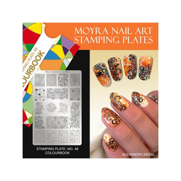 Moyra Stamping Plate COLOURBOOK Nr.48