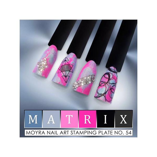 Moyra Stamping Plate MATRIX Nr.54