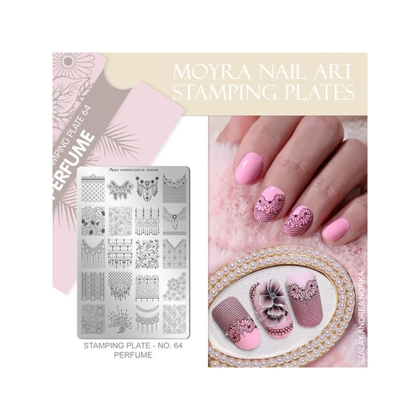 Moyra Stamping-Platte PERFUME Nr.64