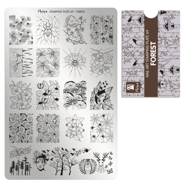 Moyra Stamping Plate FOREST Nr.69