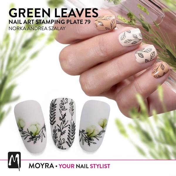 Moyra Platte GREEN LEAVES Nr.79