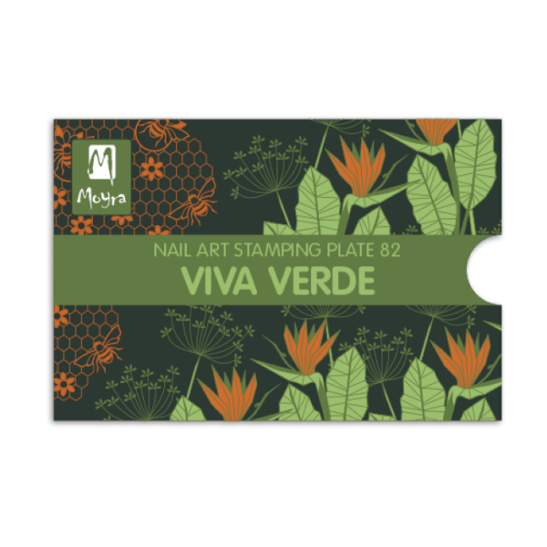 Moyra Stamping Plate VIVA VERDE Nr.82