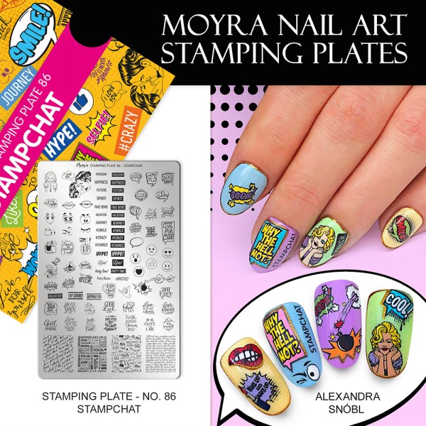 Moyra Stamping Plate STAMPCHAT Nr.86