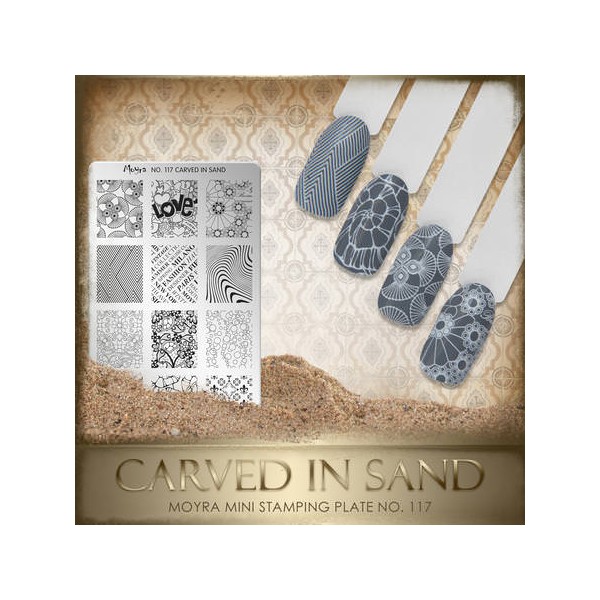 Moyra MINI Ploščica Carved in sand Nr.117