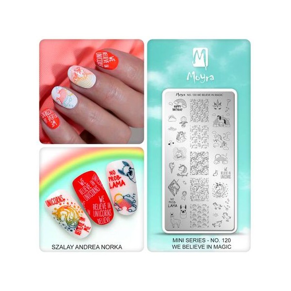 Moyra MINI Platte We believe in magic Nr.120