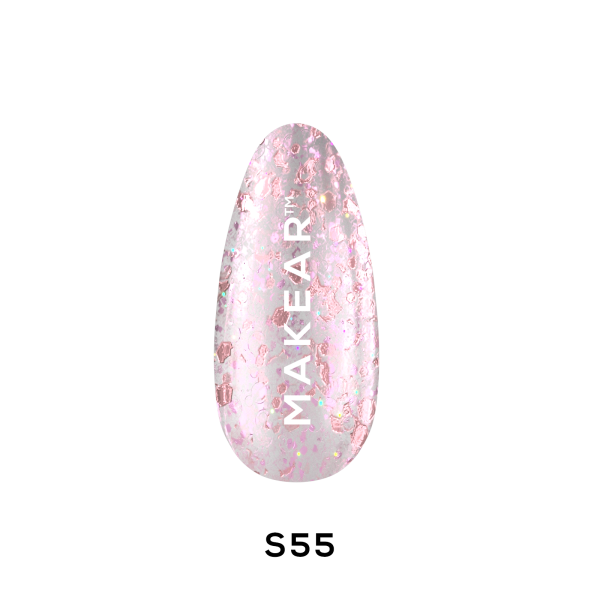 Makear S55 UV Gel Polish Pink Aurora