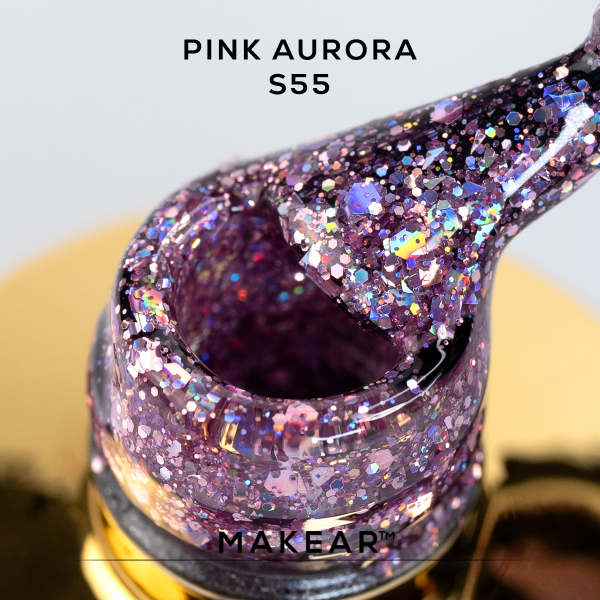 Makear S55 UV Gel Polish Pink Aurora