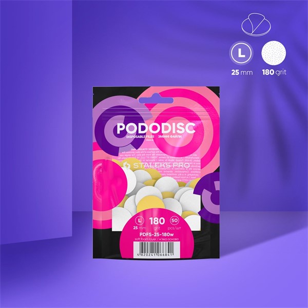 Blazinice za disk za pedikuro L PDFS-25