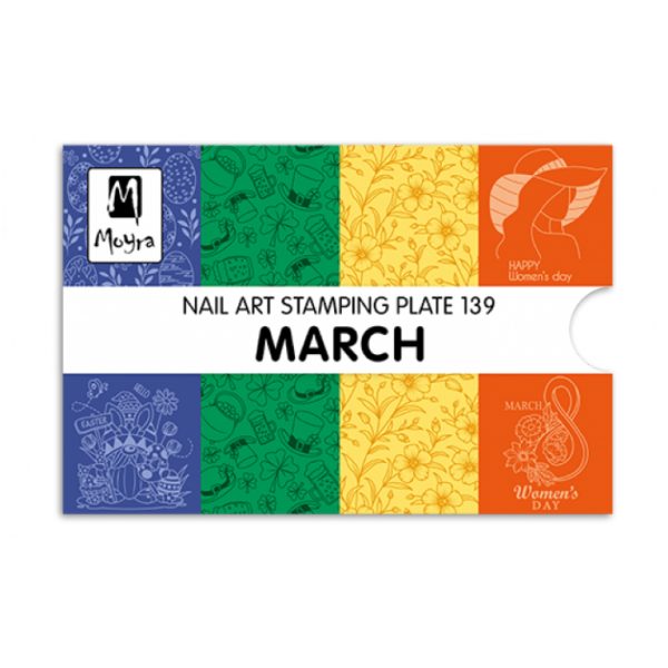 Moyra Stamping Plate March Nr.139