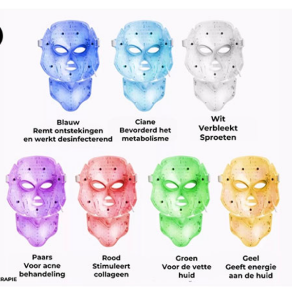 Maska 7 barvna Led terapija