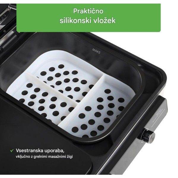 Večnamenski grelec za kamen in olje