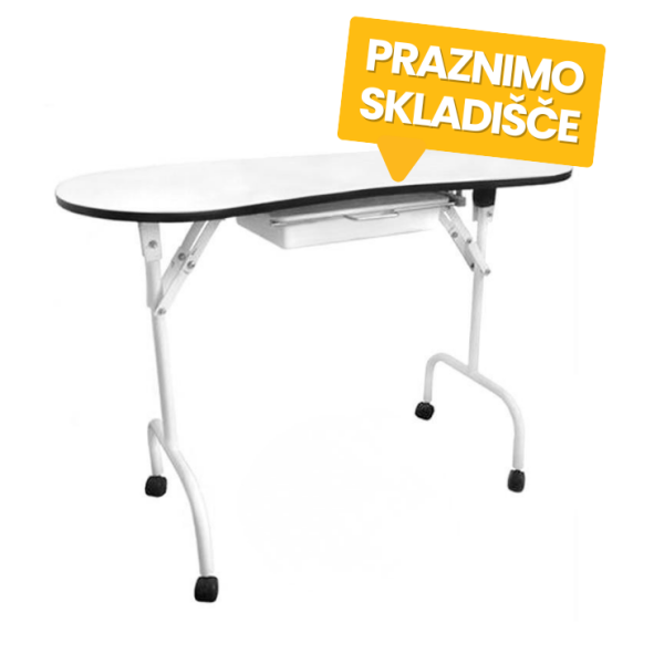 Miza za manikuro - zložljiva s torbo AS3259