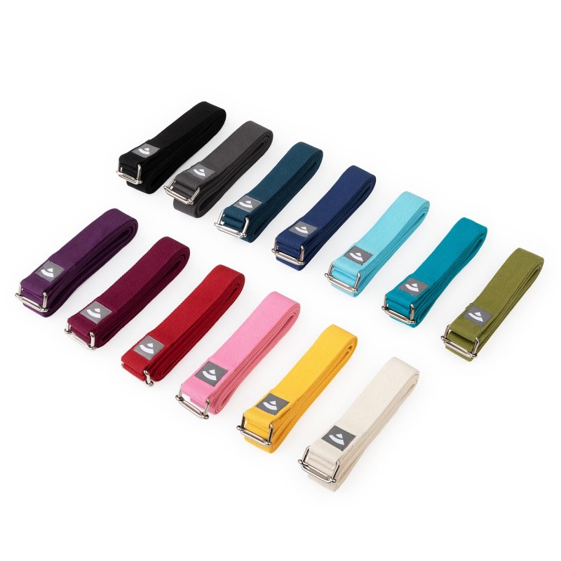 Yogagurt ASANA BELT mit praktischer Metallgleiterschnalle