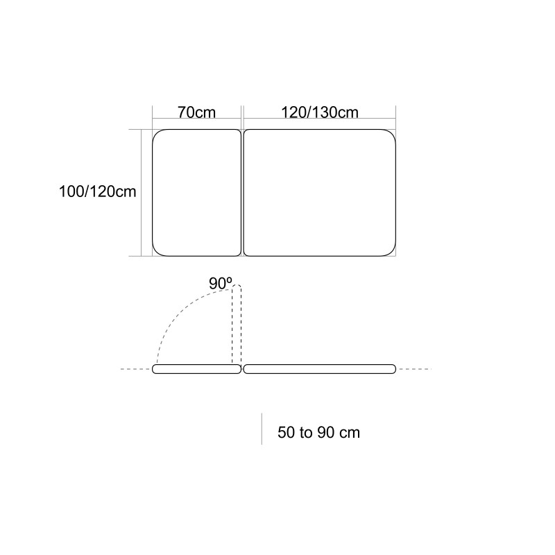 Elektrische Massageliege CE-BOBATH-2120-R.100
