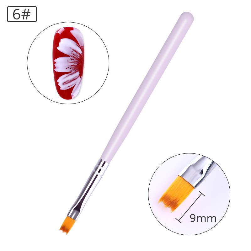 Set Nail Art Pinsel 8 Stück