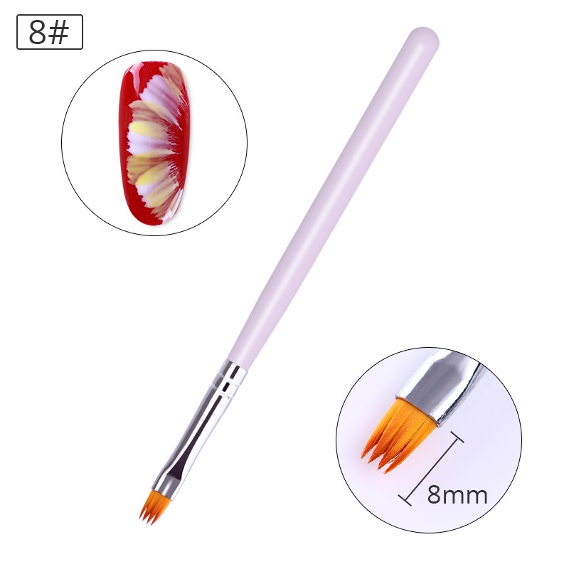 Set Nail Art Pinsel 8 Stück