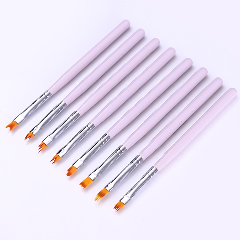 Set Nail Art Pinsel 8 Stück