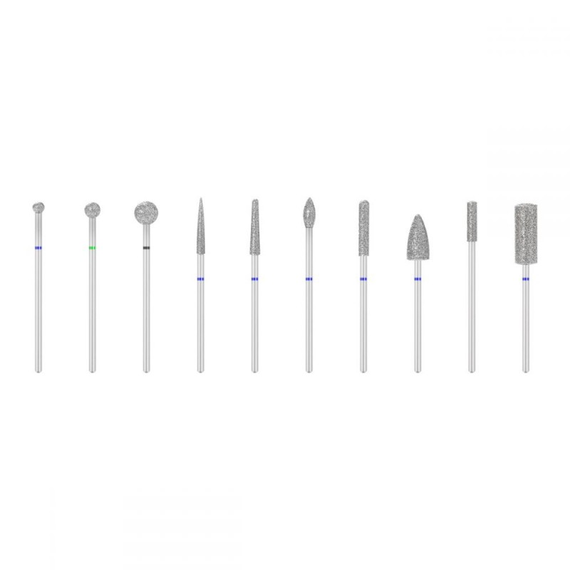 Komplet 10 diamantnih brusilnih nastavkov AS1042