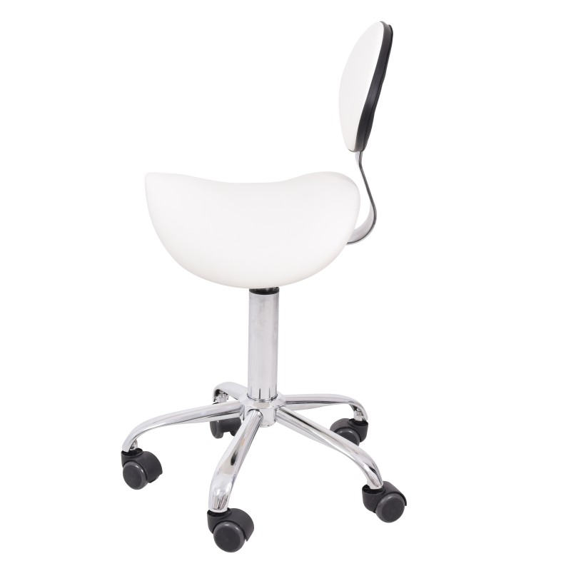 Arbeitsstuhl Jockey mit Rückenlehne -160