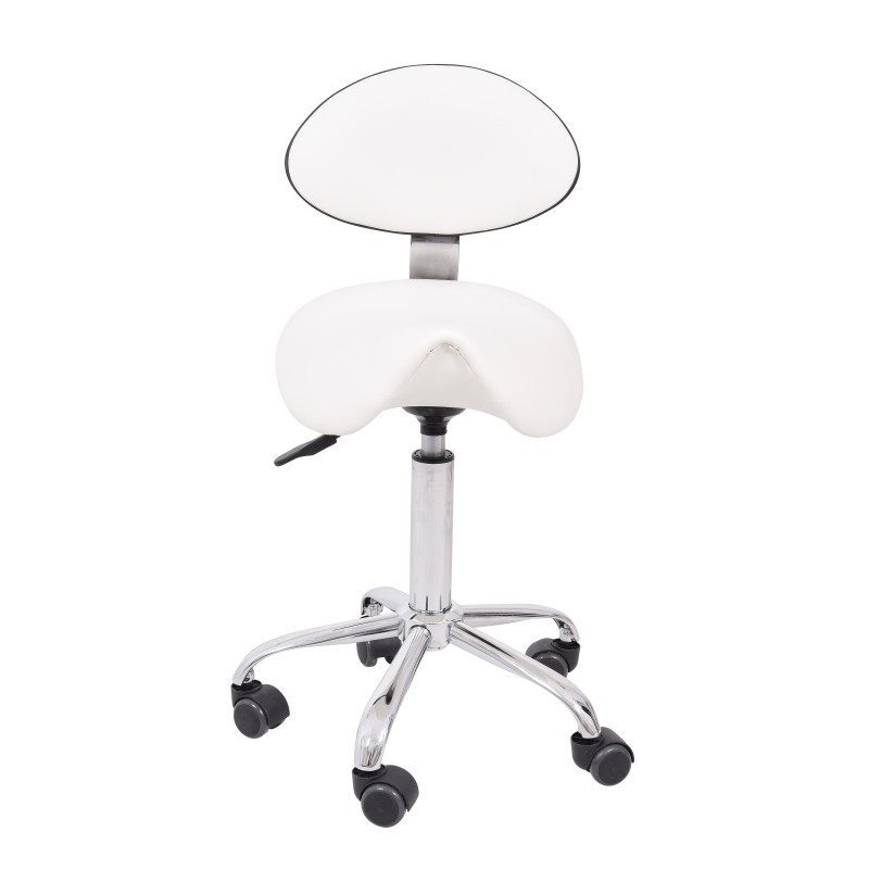 Arbeitsstuhl Jockey mit Rückenlehne -160