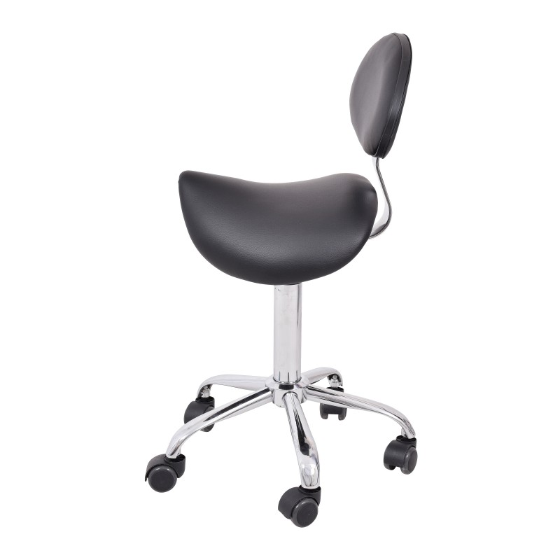 Arbeitsstuhl Jockey mit Rückenlehne -160