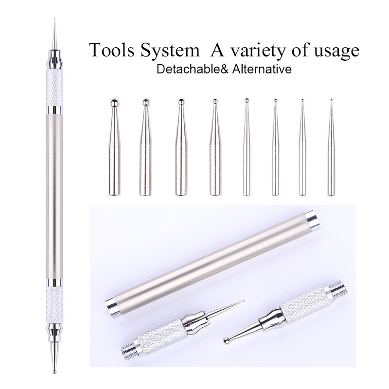 Manikürpunkt mit Aufsätzen - Born Pretty- 47626