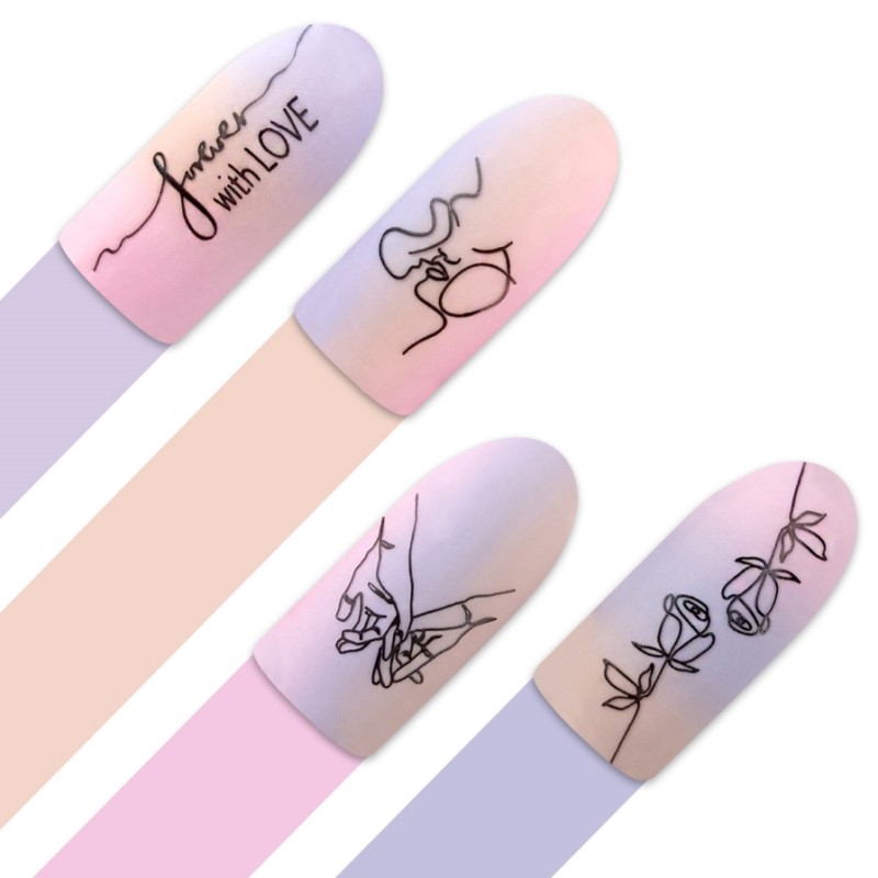 Moyra Stamping Plate FINE LINES Nr.102