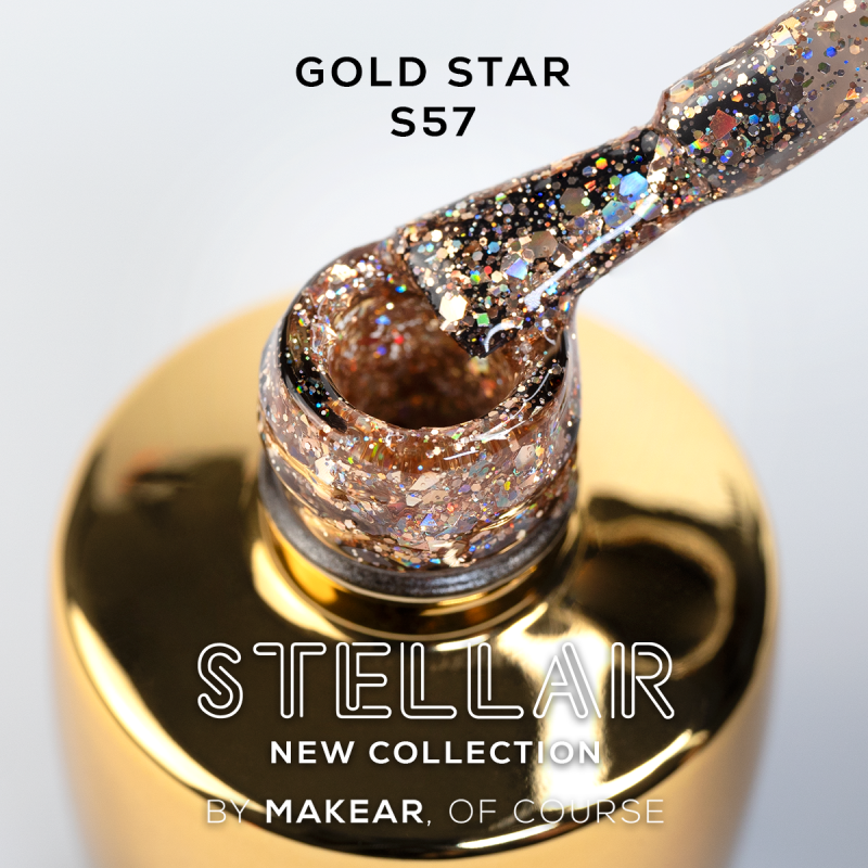 Makear S57 UV Gel Polish Gold Star