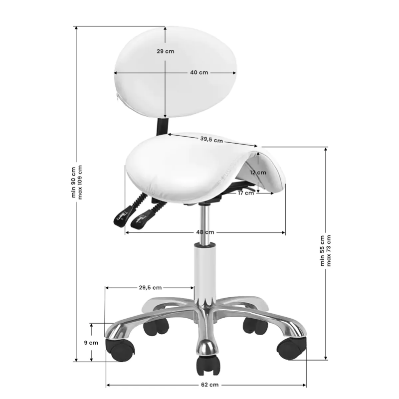 delovni stol jahač z nastavitvijo