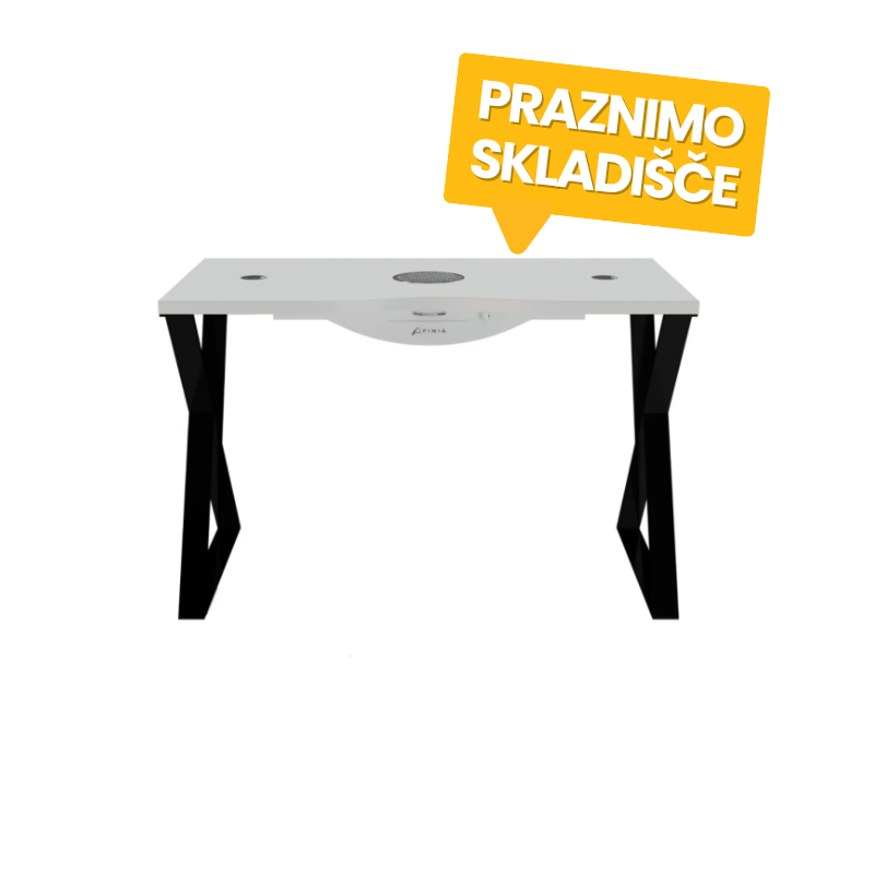 Miza za manikuro AFINIA ART DECO X - Črna
