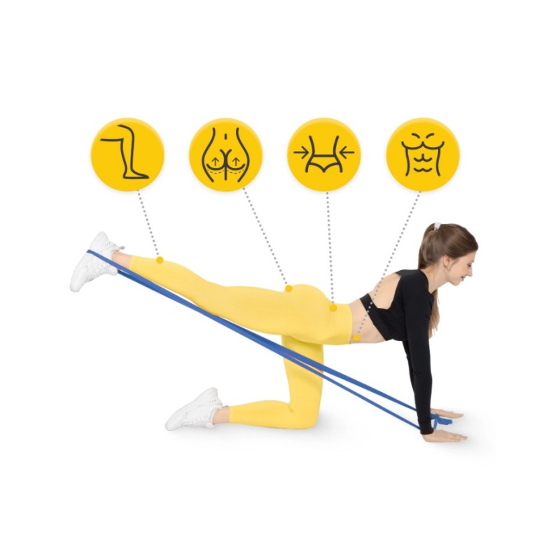 Komplet 5 rehabilitacijskih trakov FLAT BAND FIZJO