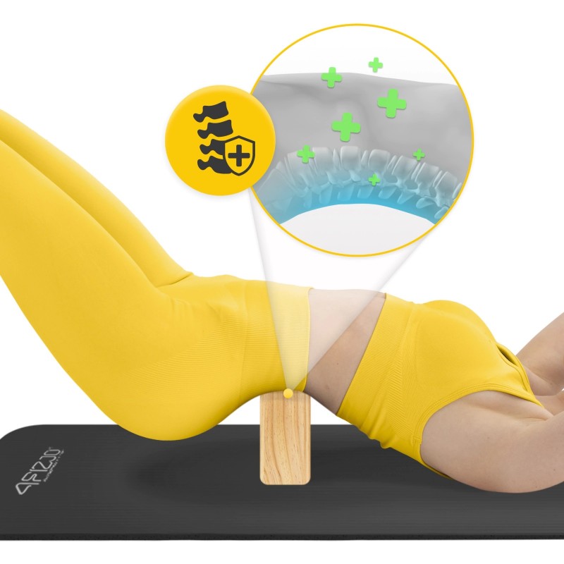 Drvena kocka / blok za jogu FIZJO